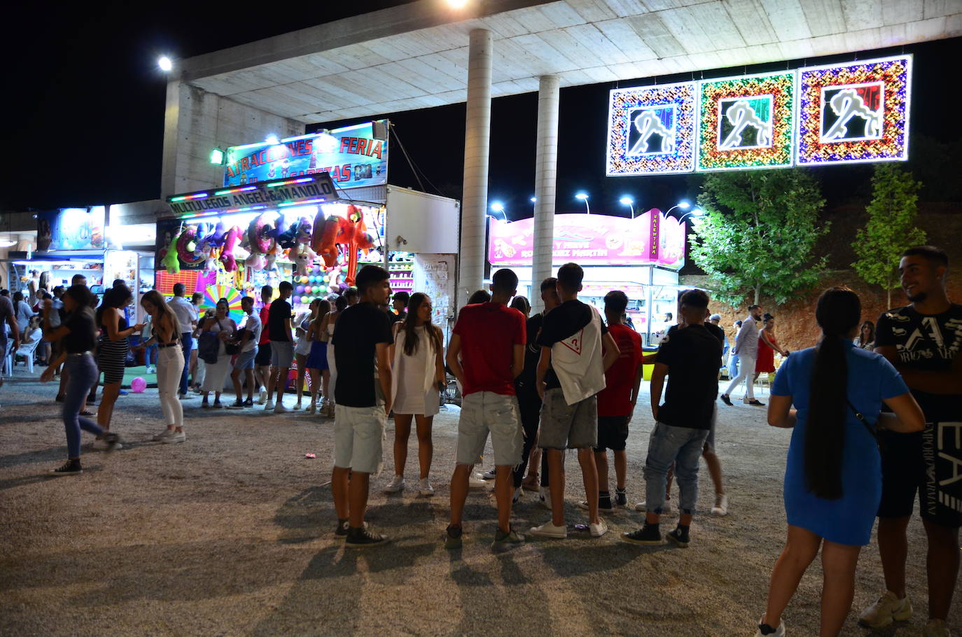 Impresionante ambiente en la feria de Huétor Vega.