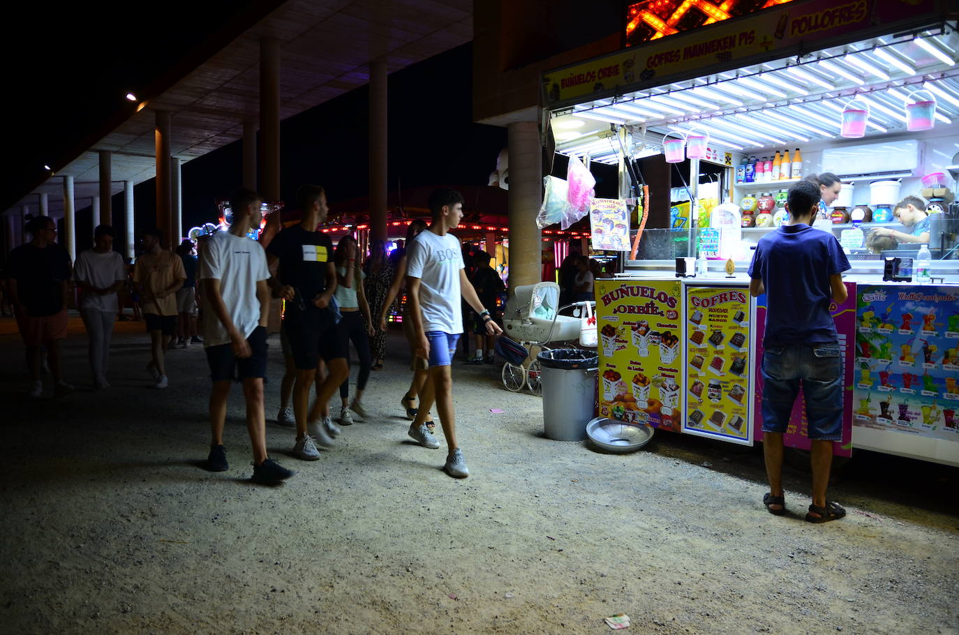 Impresionante ambiente en la feria de Huétor Vega.