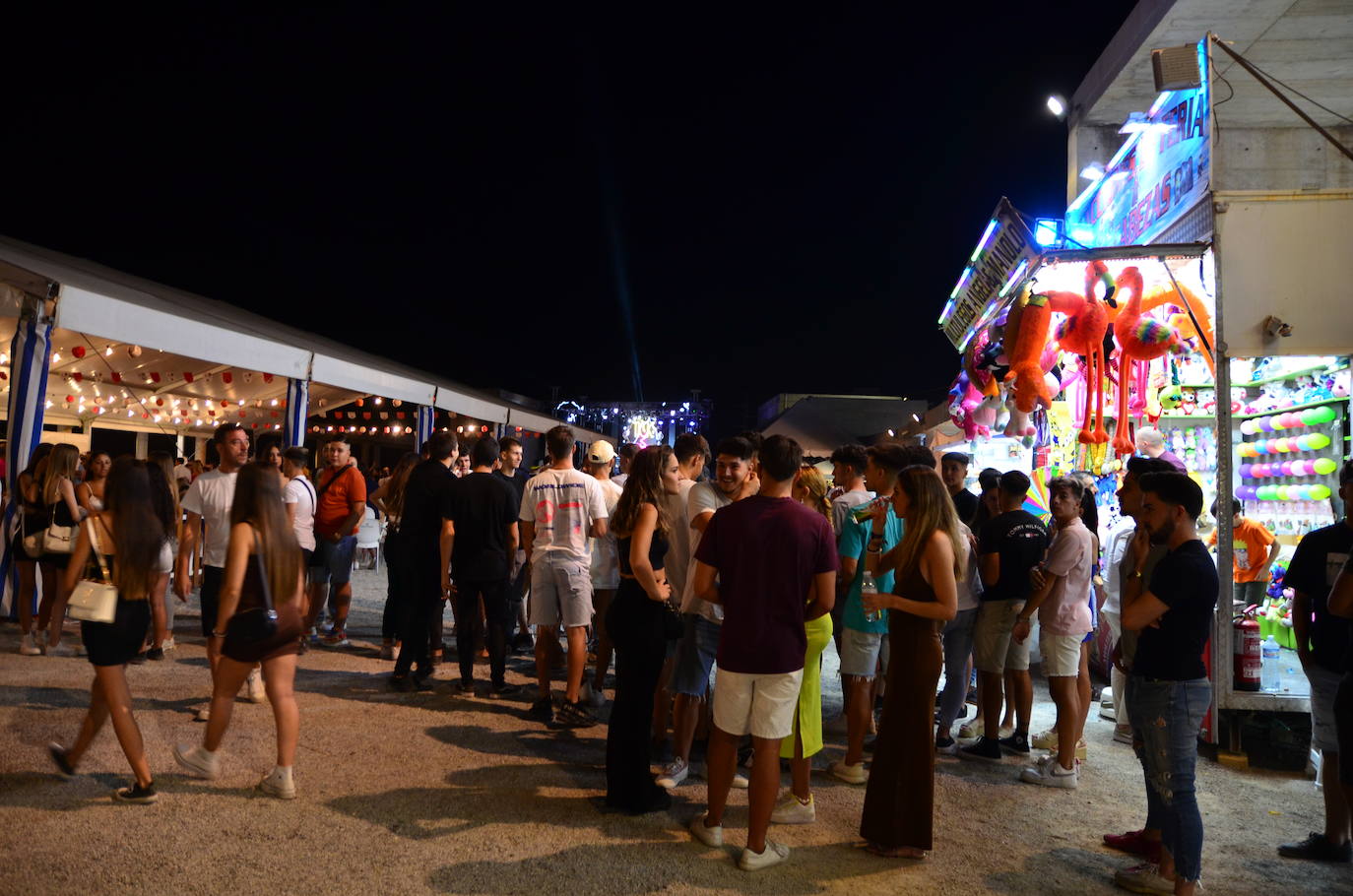 Impresionante ambiente en la feria de Huétor Vega.