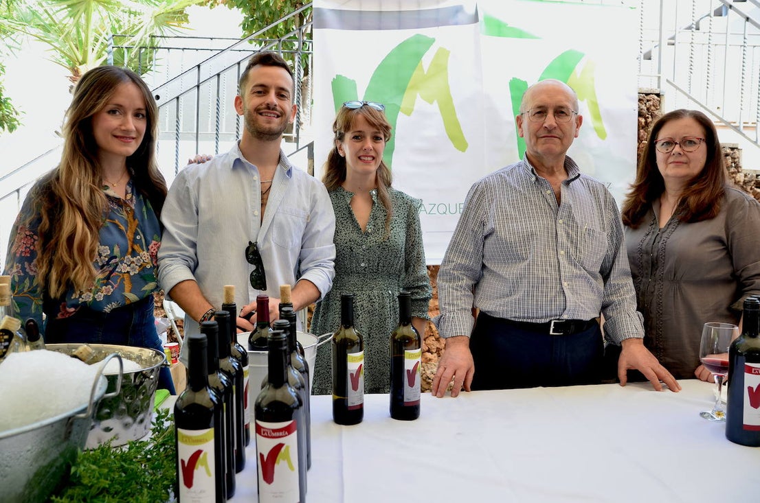 Los vinos de Manuel Velázquez, también protagonistas hoy.