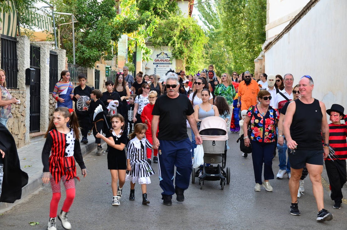 Tarde de Halloween, el terror divertido que ha campado por Huétor Vega.