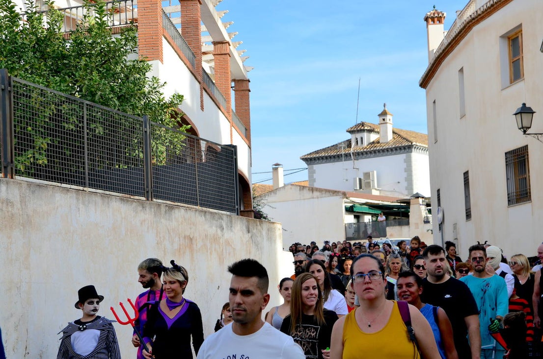 Tarde de Halloween, el terror divertido que ha campado por Huétor Vega.