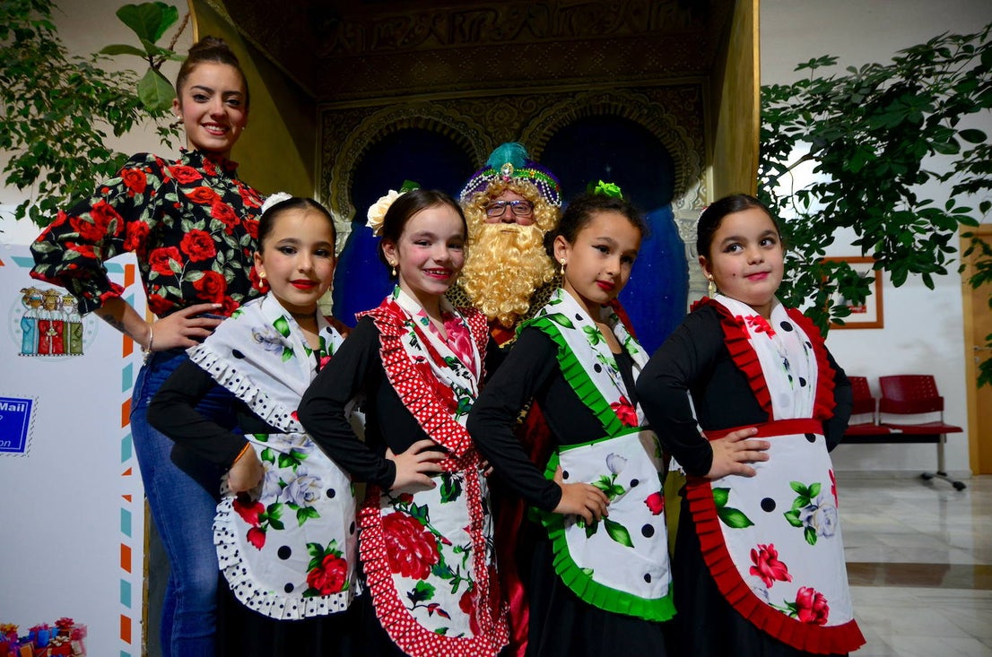 Grupos de baile flamenco de la Escuela de Música y Danza de Huétor Vega.