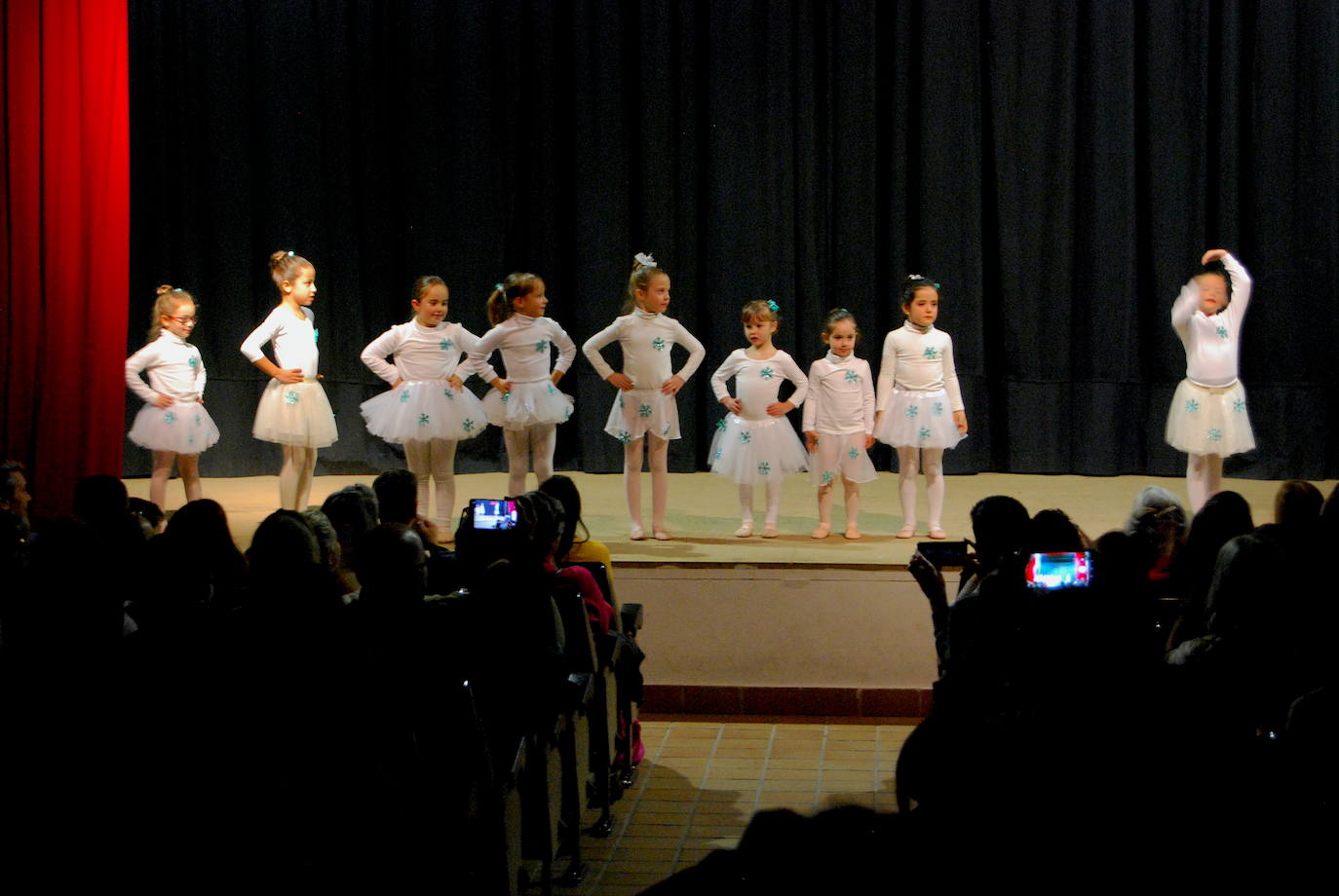 Grupos de baile de la Escuela de Música y Danza de Huétor Vega.