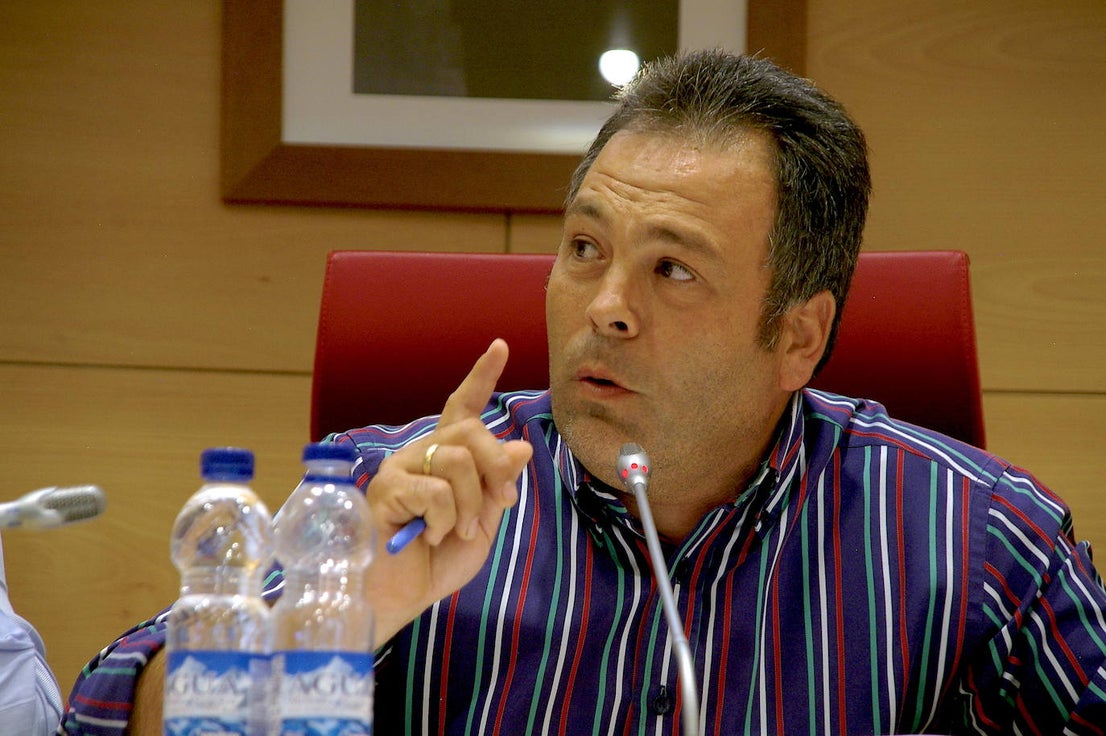 Pleno municipal, en 2015.