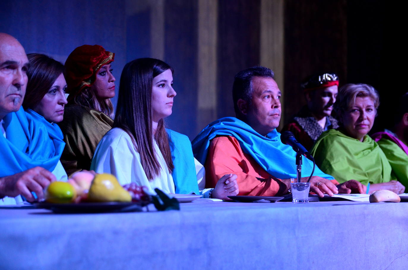 Pleno especial, recreando ‘La última cena’ de Leonardo da Vinci, en 2019.