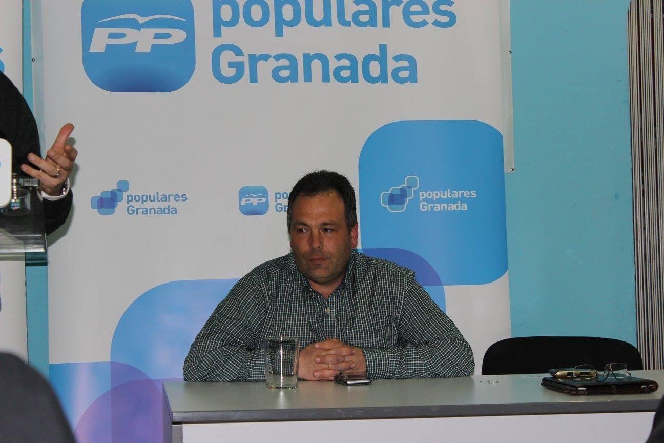 En la sede del PP de Granada.