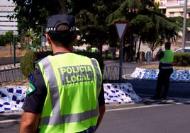 Agentes de la Policía Local de Huétor Vega.