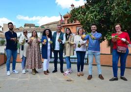 Habas y saladillas en la Semana de la Vega, el año pasado en la Plaza del Mentidero.
