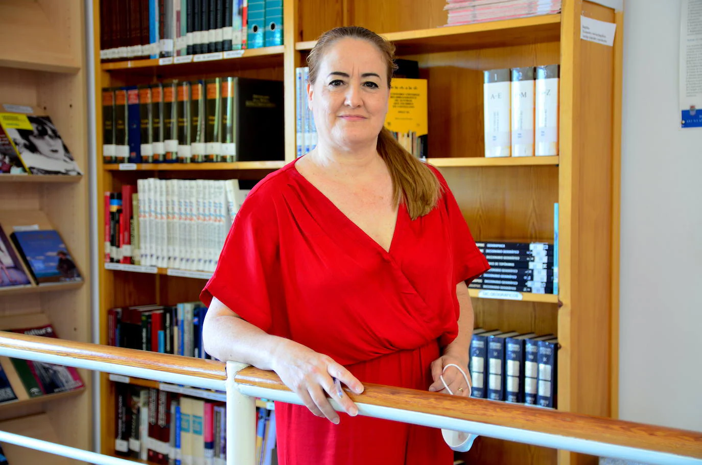 Silvia Martín, la bibliotecaria de Huétor Vega.
