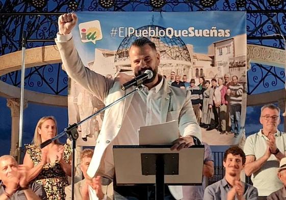Chus Fernández, candidato de IU en Huétor Vega.
