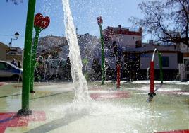 'Splash park' de la plaza Abdal Malik.