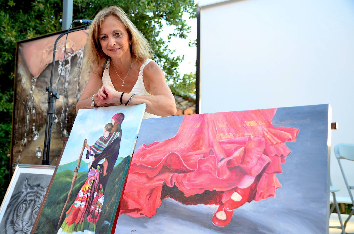 Encuentro de artesanos y artistas en Huétor Vega