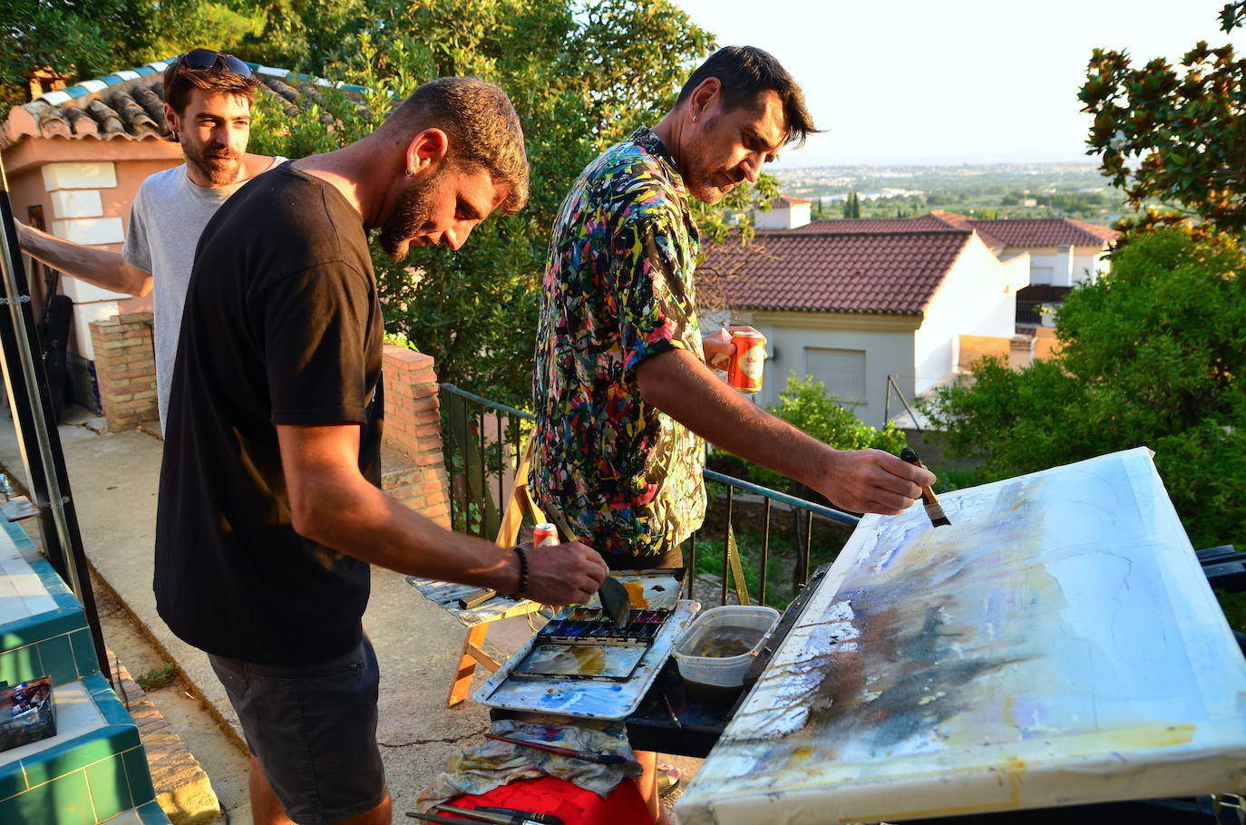 Encuentro de artesanos y artistas en Huétor Vega