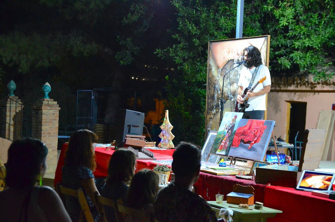 Encuentro de artesanos y artistas en Huétor Vega