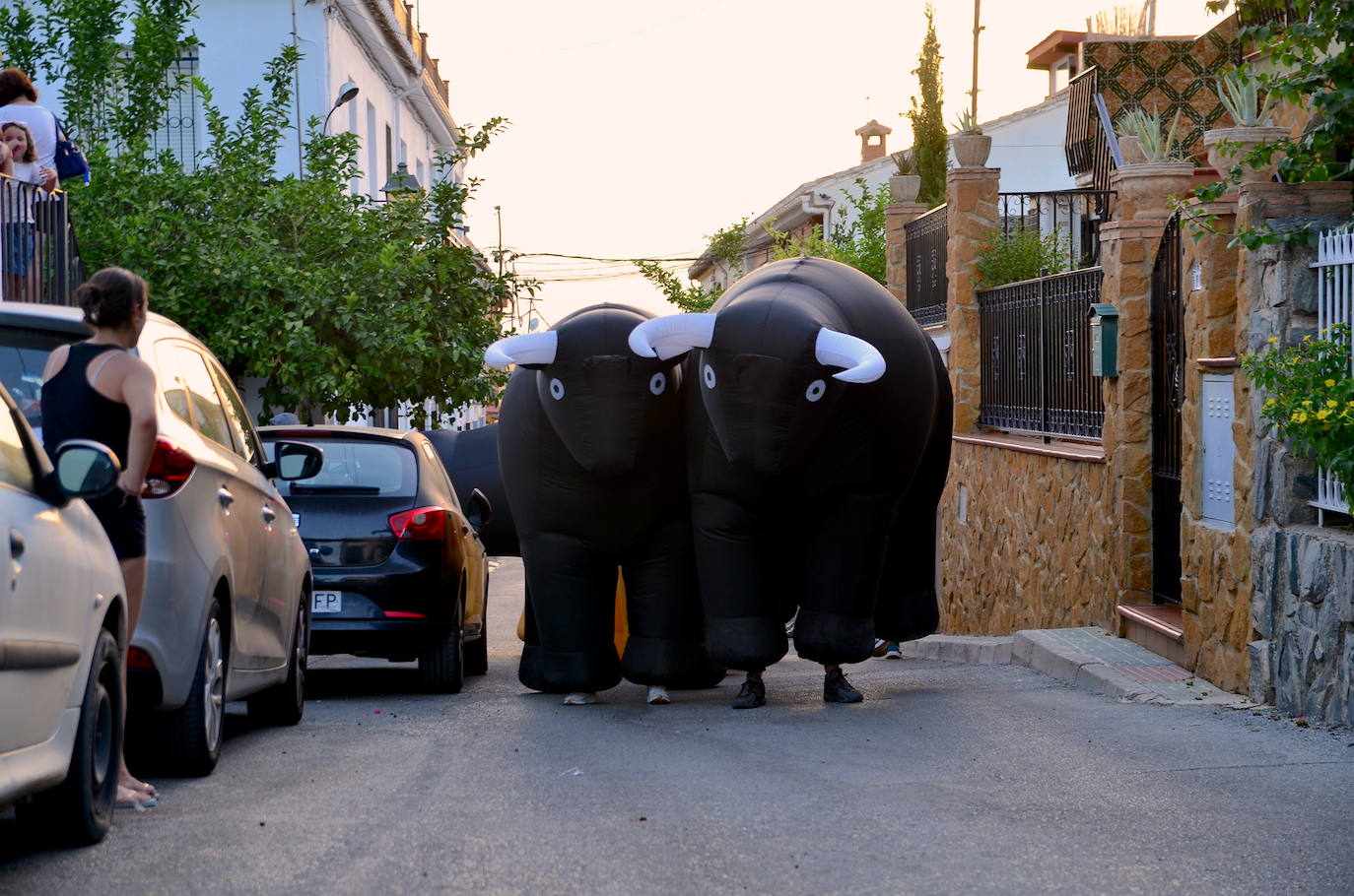 El particular encierro de 'toros' de Huétor Vega