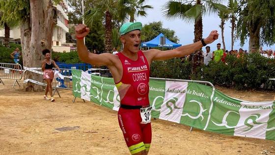 Sergio Correa, subcampeón de Andalucía de triatlón cros