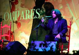 El Turry, hace unos días en el festival flamenco de Ogíjares.