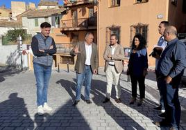 Visita a Huétor Vega del diputado provincial de Obras Públicas, José Ramón Jiménez.