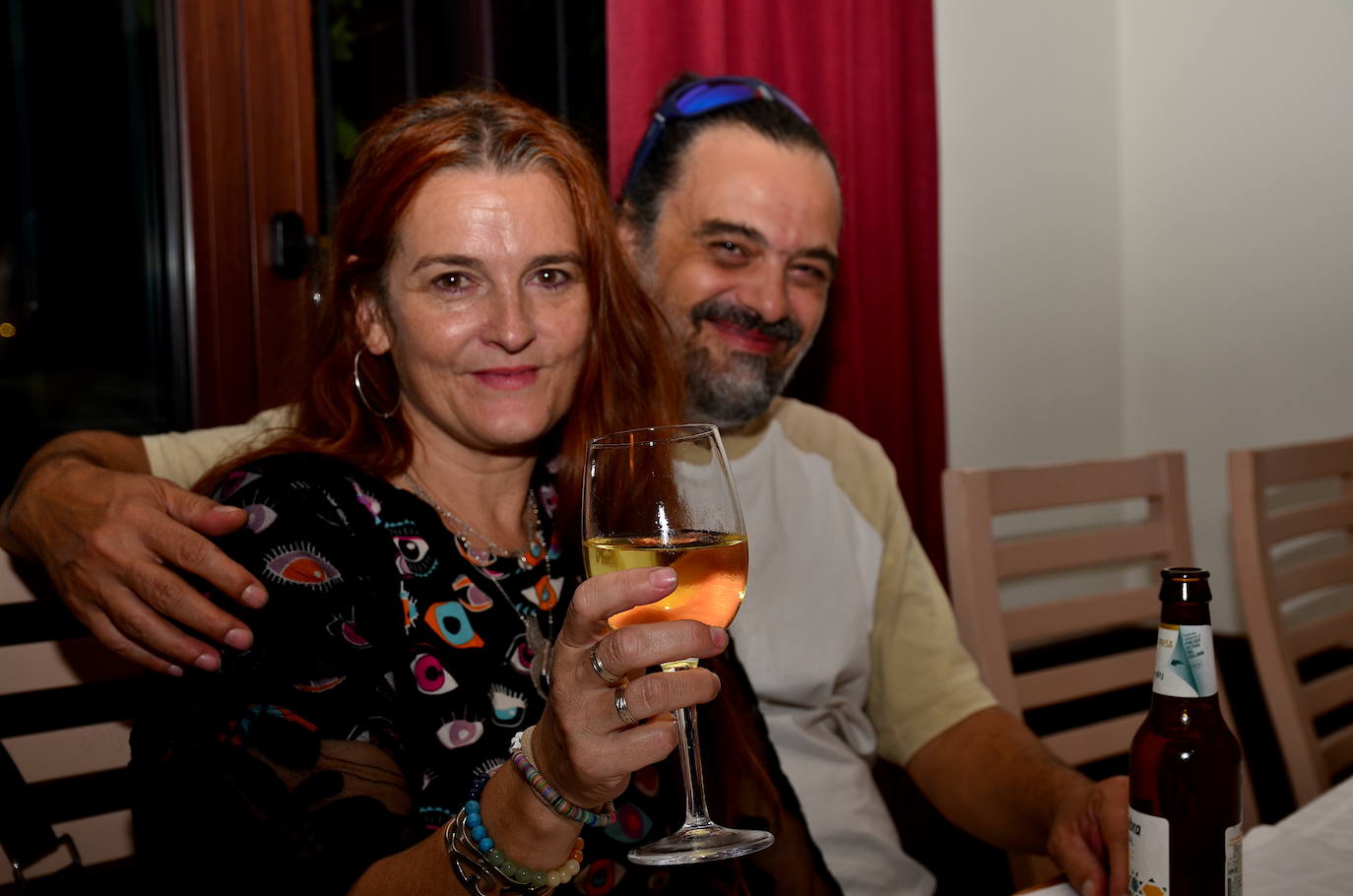 La cena con baile flamenco de San Miguel en Huétor Vega
