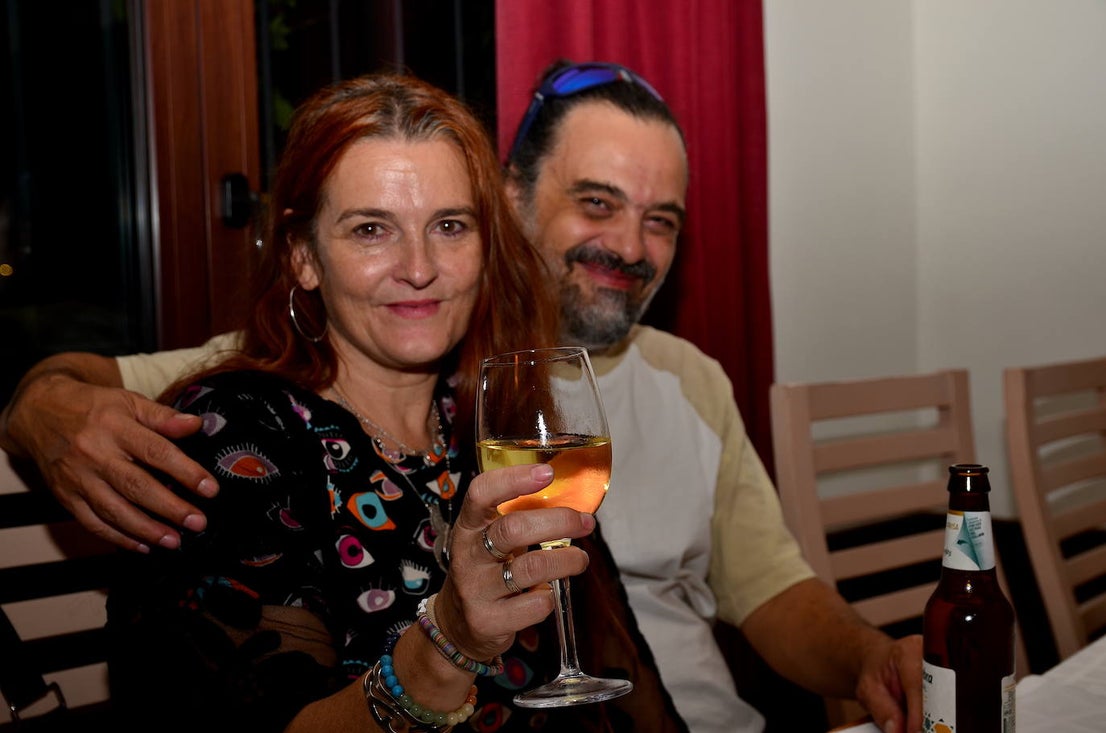 La cena con baile flamenco de San Miguel en Huétor Vega