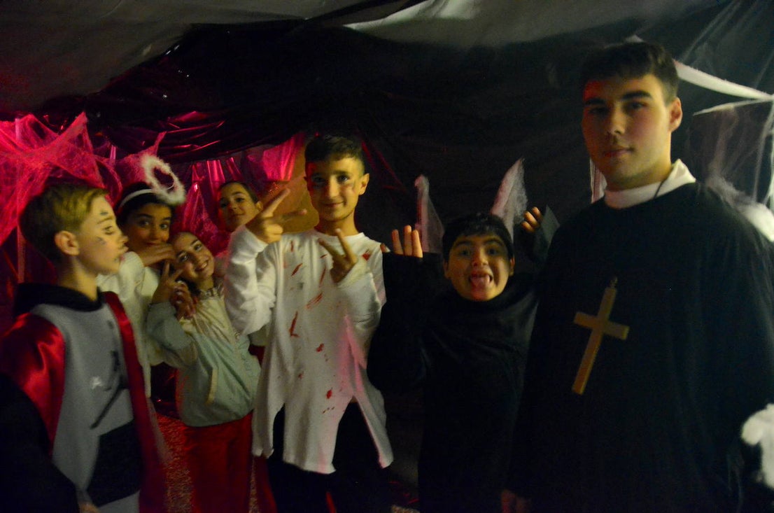 La gente de Huétor Vega se transforma en Halloween