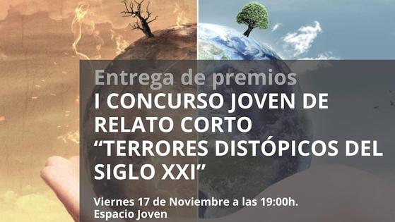 Premios del Concurso Joven de Relato Corto 'Terrores Distópicos del Siglo XXI'