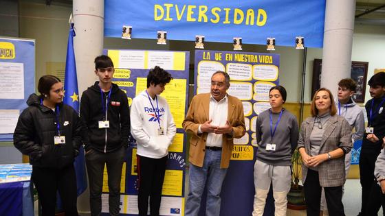 El IES Los Neveros, 'Escuela Embajadora' del Parlamento Europeo, divulga los valores de la UE