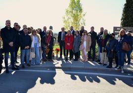 Huétor Vega inaugura el Mirador de la Vega Alcalde Mariano Molina del Paso