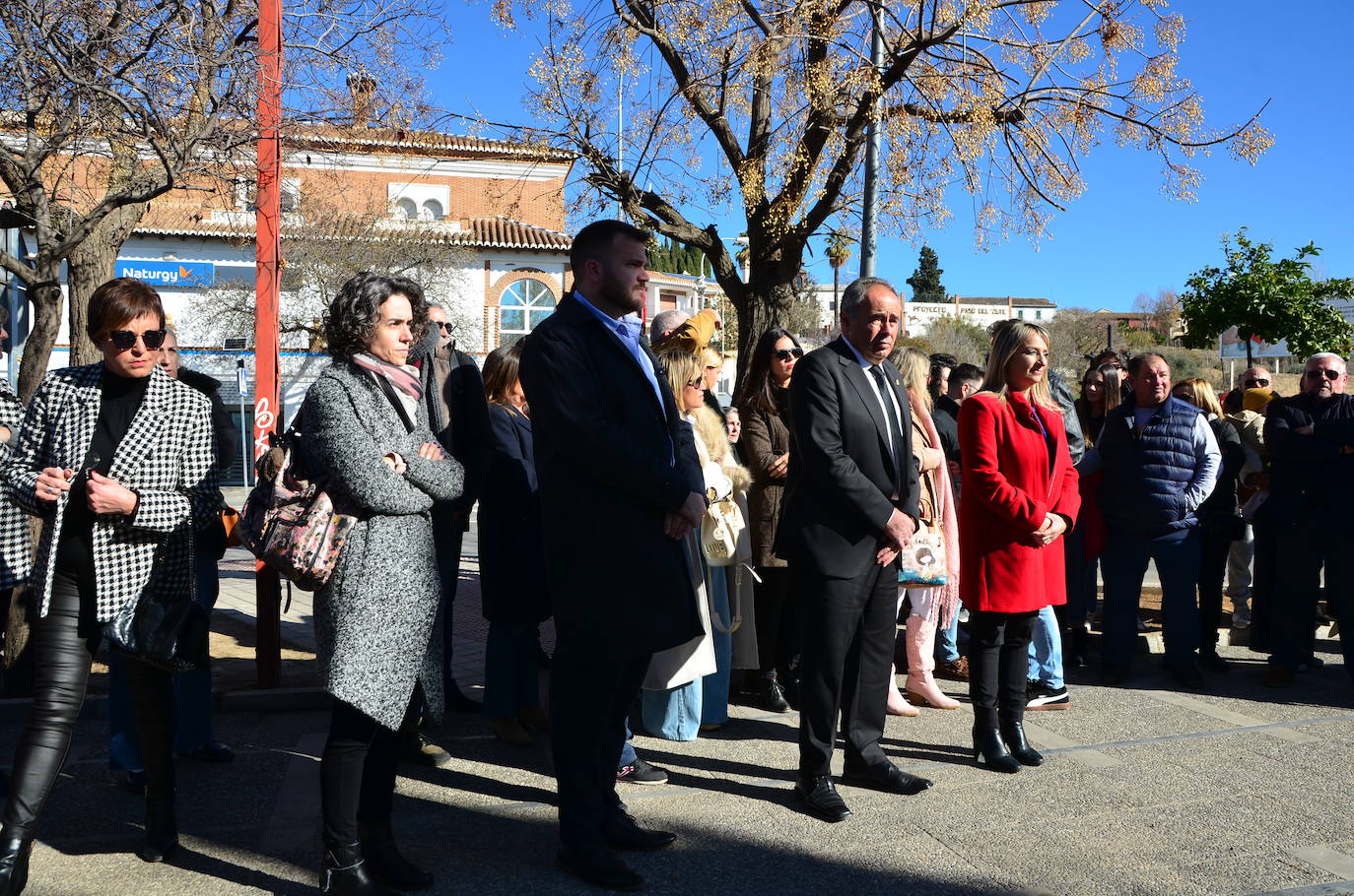 Huétor Vega inaugura el Mirador de la Vega Alcalde Mariano Molina del Paso