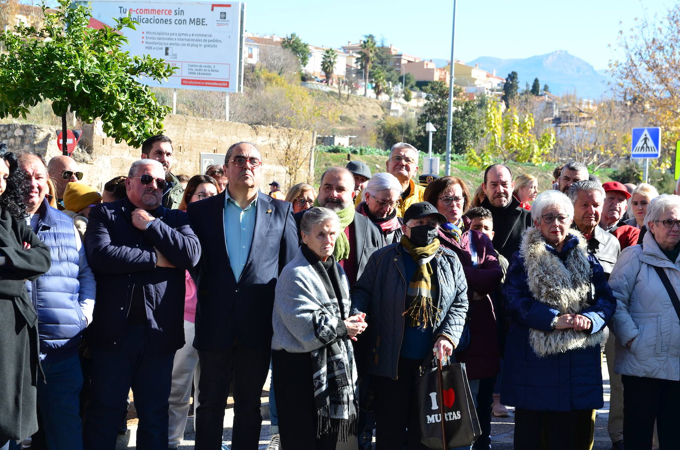 Huétor Vega inaugura el Mirador de la Vega Alcalde Mariano Molina del Paso