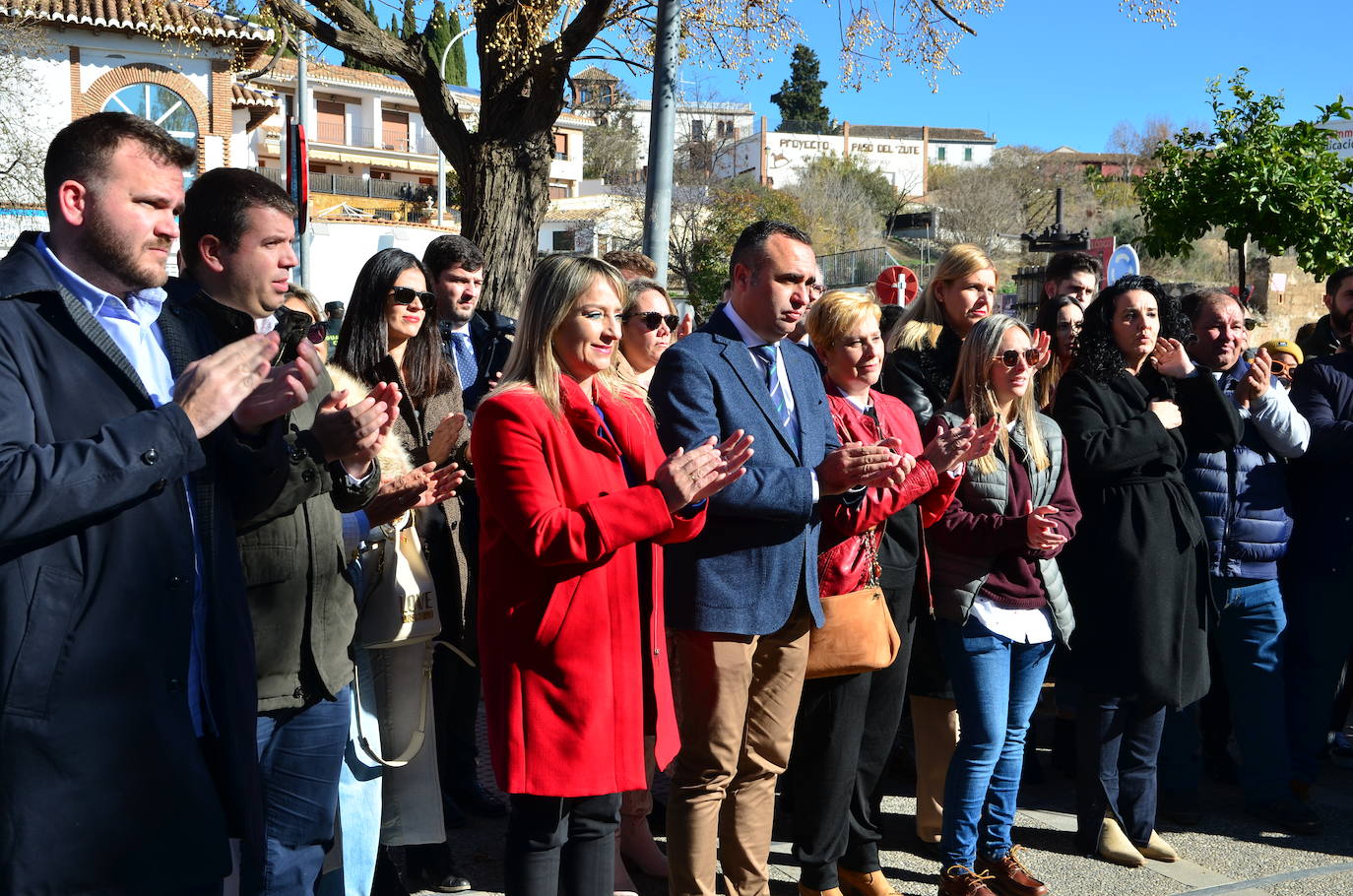 Huétor Vega inaugura el Mirador de la Vega Alcalde Mariano Molina del Paso