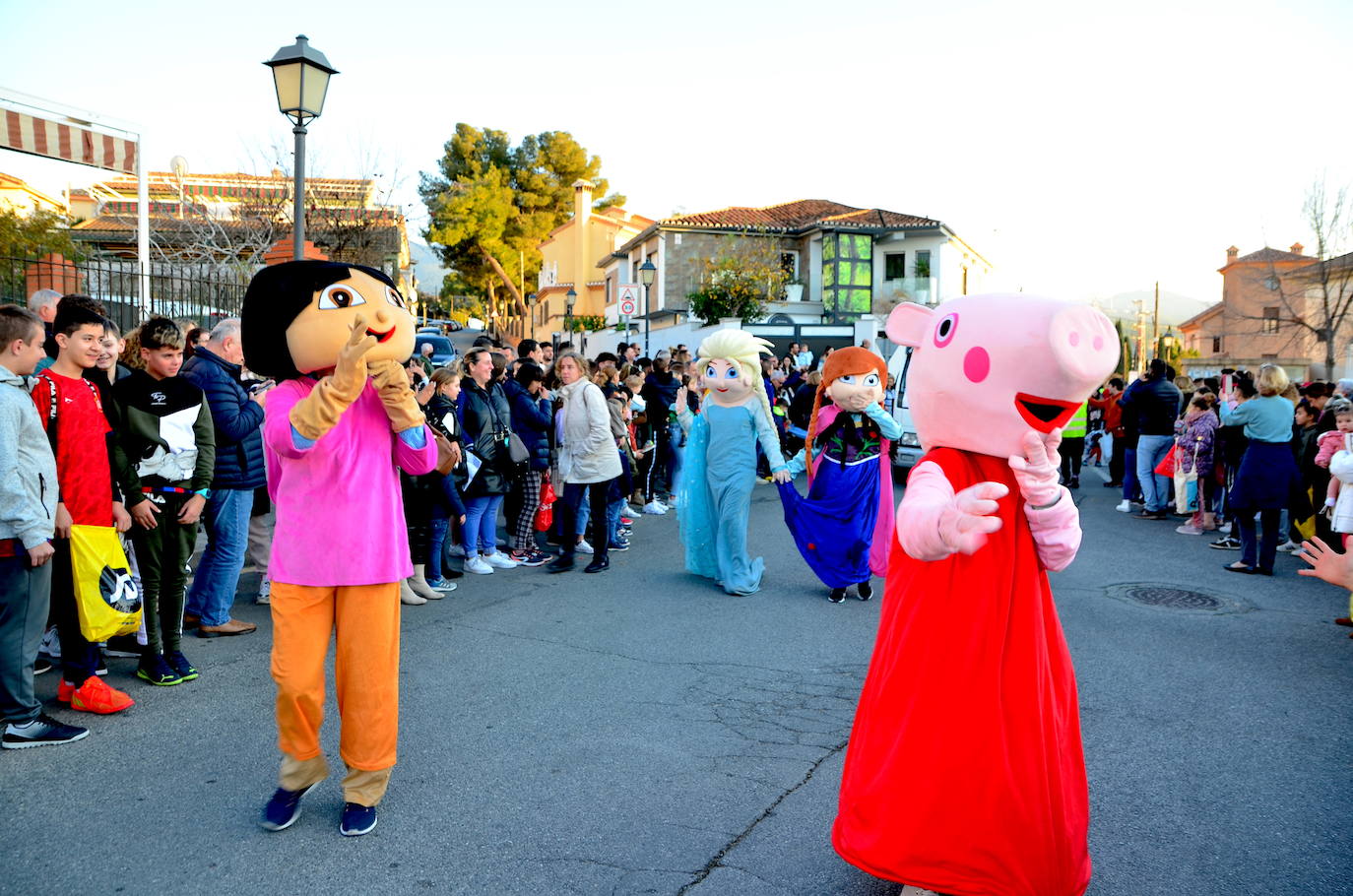 Personajes en la Cabalgata de Huétor Vega.
