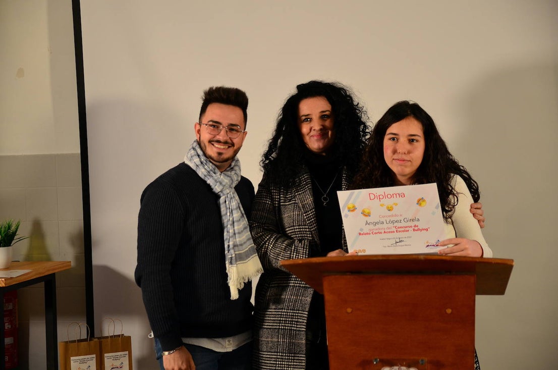 Ángela López Girela, ganadora del primer premio.