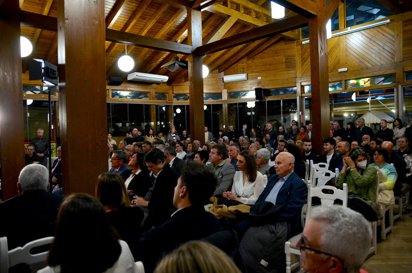 Entrega de premios, en el restaurante El Guerra.