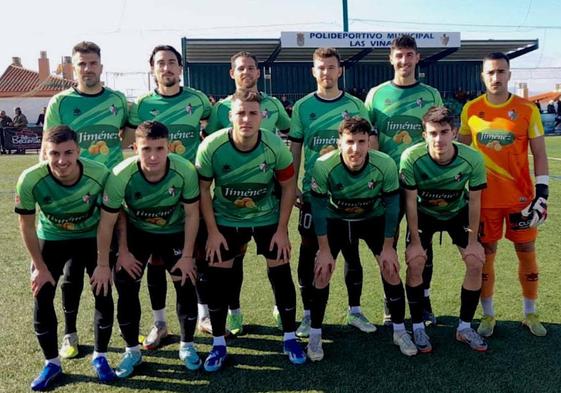 Once inicial del CD Huétor Vega este pasado domingo.