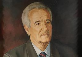 Retrato de Rafael del Paso Junco, en el consistorio metropolitano.