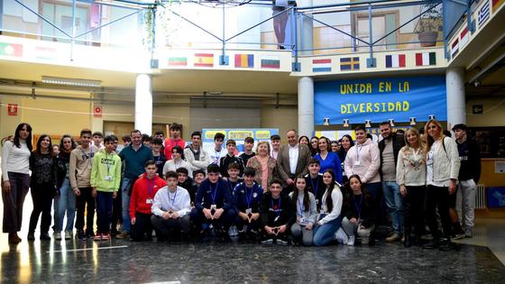 Veintidós 'embajadores juniors' del IES Los Neveros visitarán el Parlamento Europeo en Bruselas