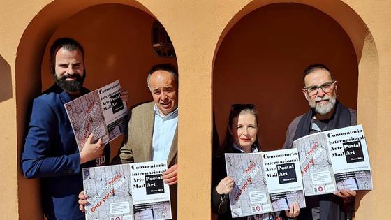 Huétor Vega, epicentro de la Convocatoria Internacional de Arte Postal '¡Grita por la Paz!'