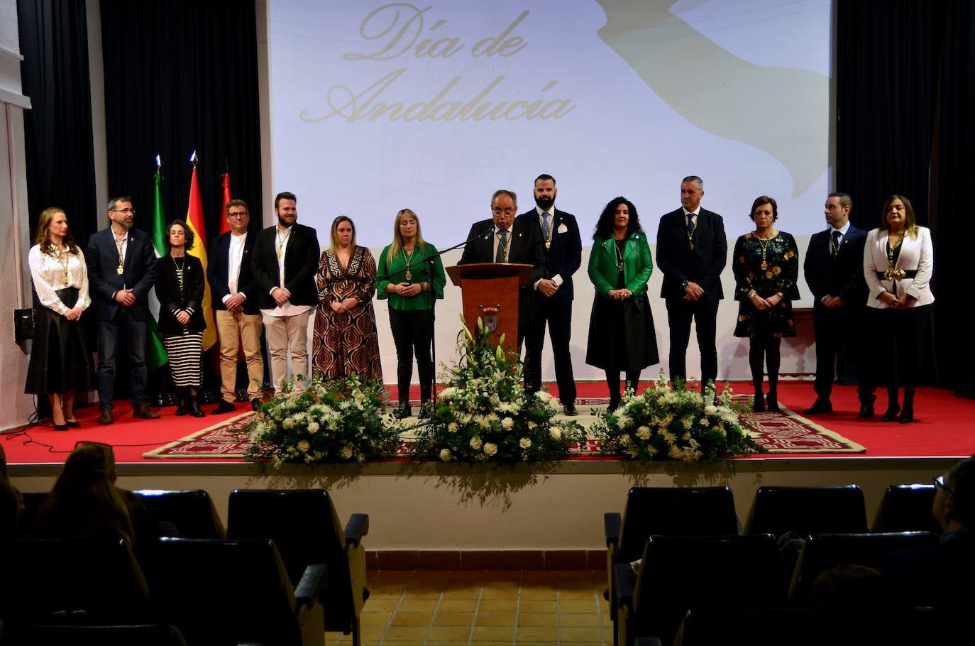 Así ha sido el acto del Día de Andalucía en Huétor Vega