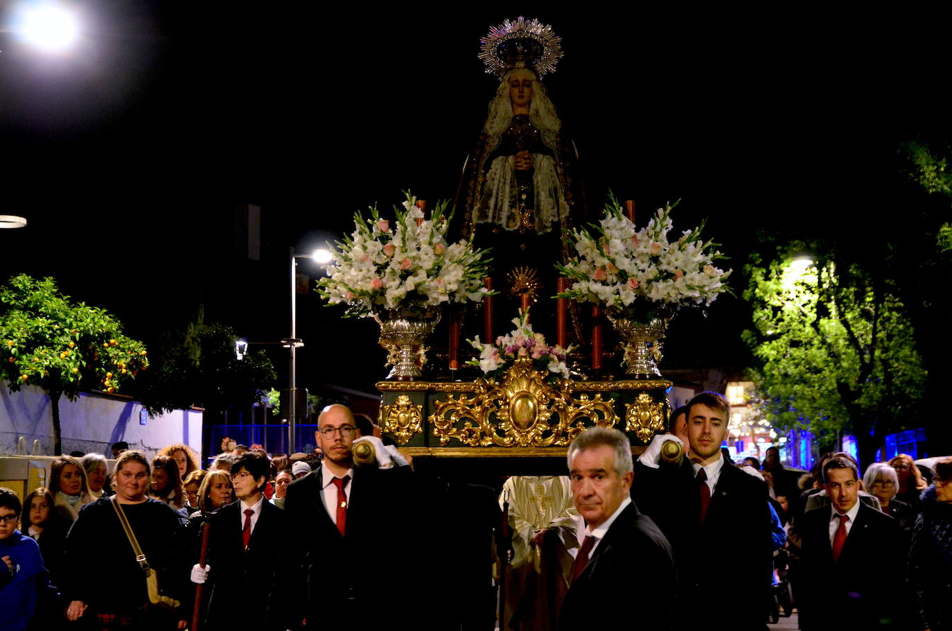 Nuestra Señora de los Dolores, protagonista del Jueves Santo en Huétor Vega