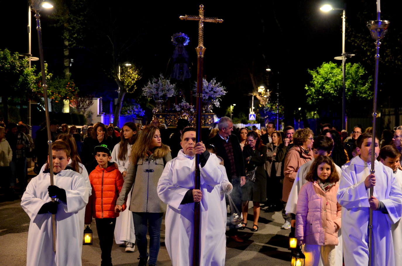 Nuestra Señora de los Dolores, protagonista del Jueves Santo en Huétor Vega
