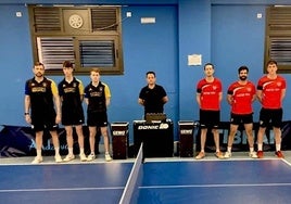 El Huétor Vega, a la derecha, este pasado domingo.