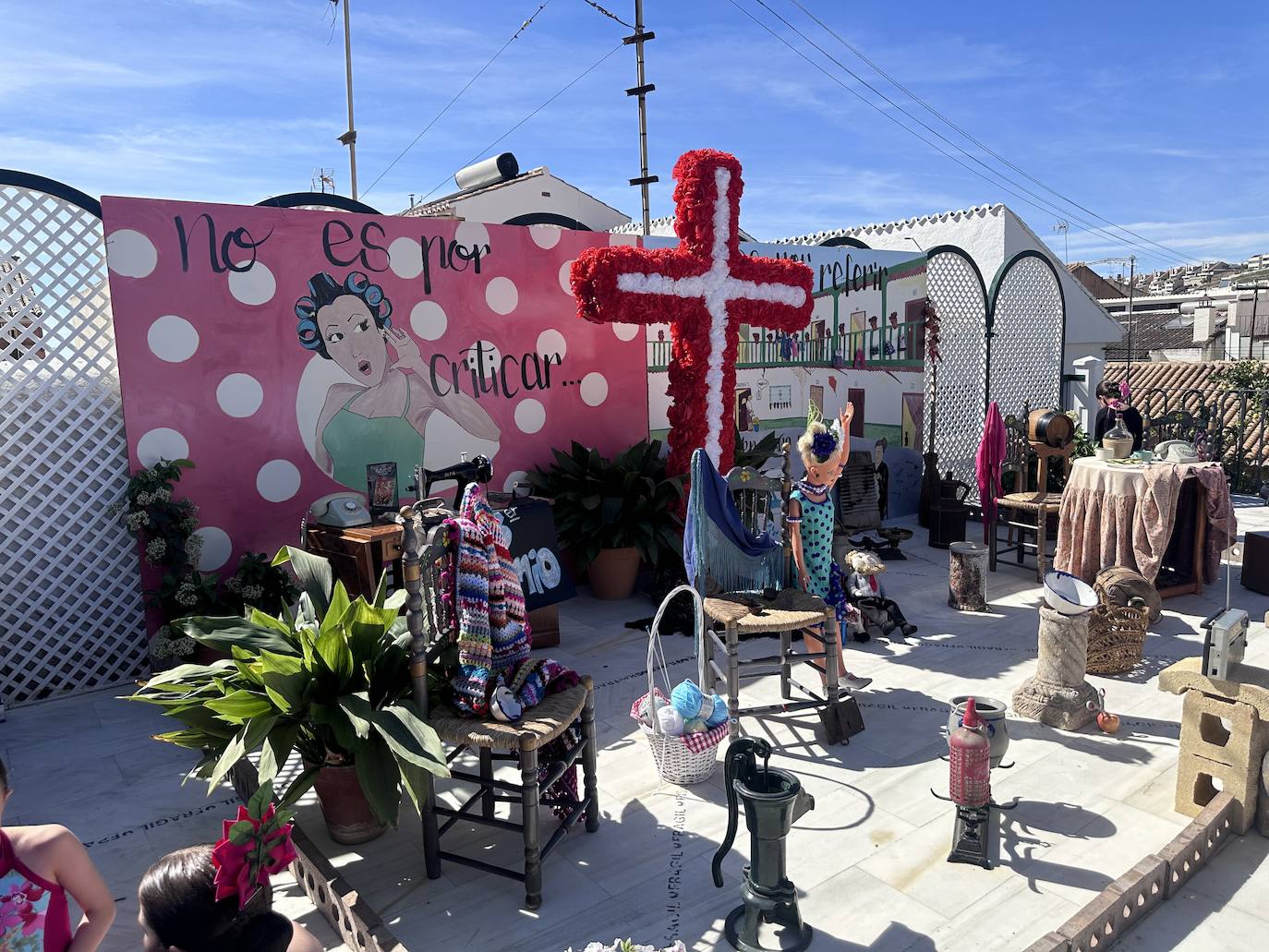 Cruz de la Peña Deportiva Ébano F-7 en la plaza Abdal Malik, tercer premio.