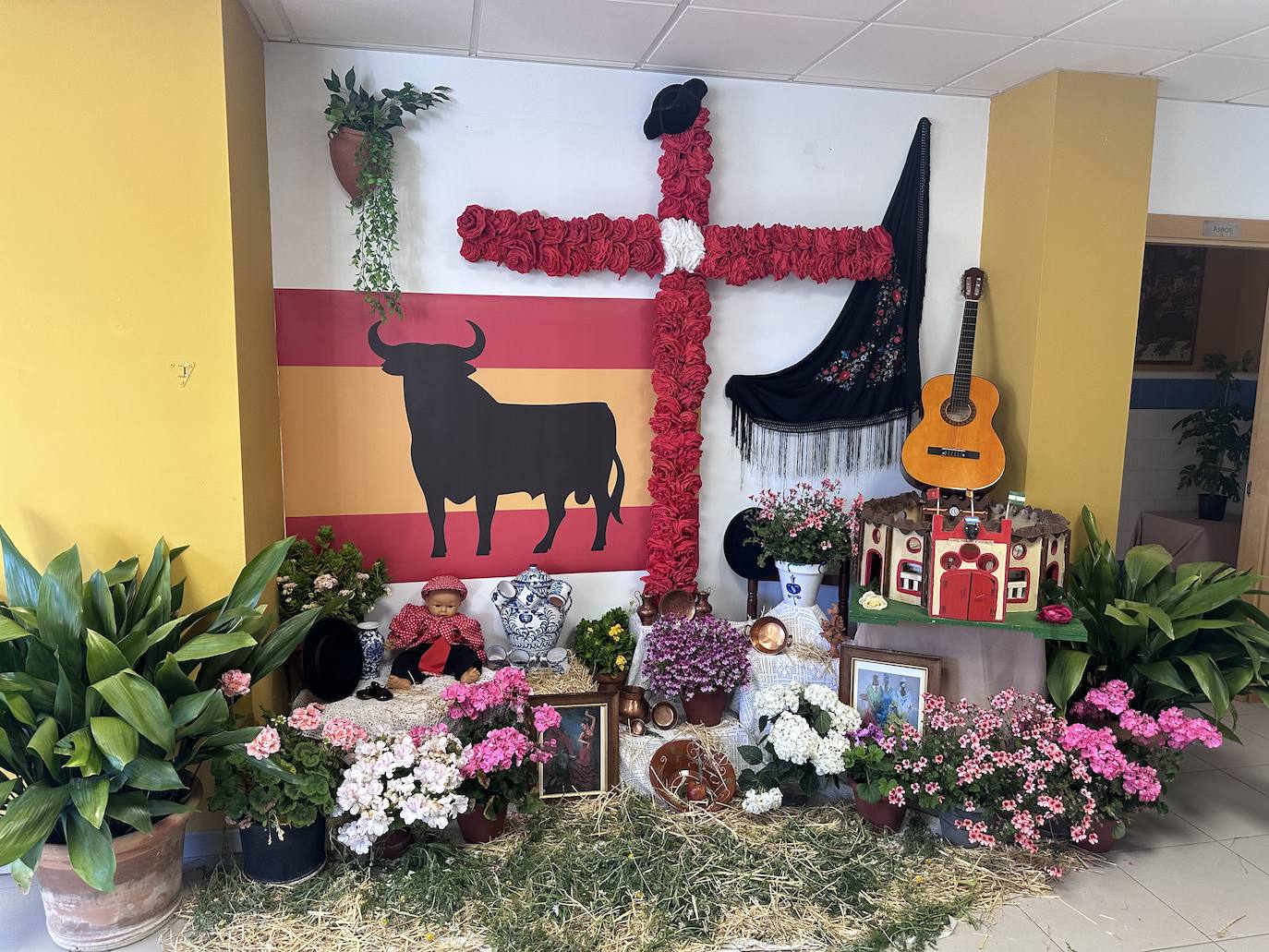 Cruz del bar del Centro Social La Nava.