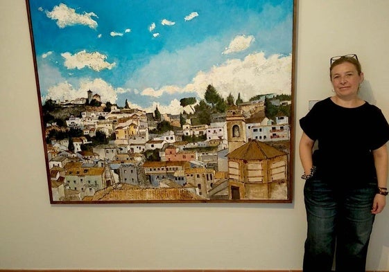 Silvia Dorizzi, en el Carmen de los Geranios.