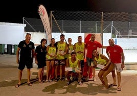 Entrega de trofeos el último día del torneo.