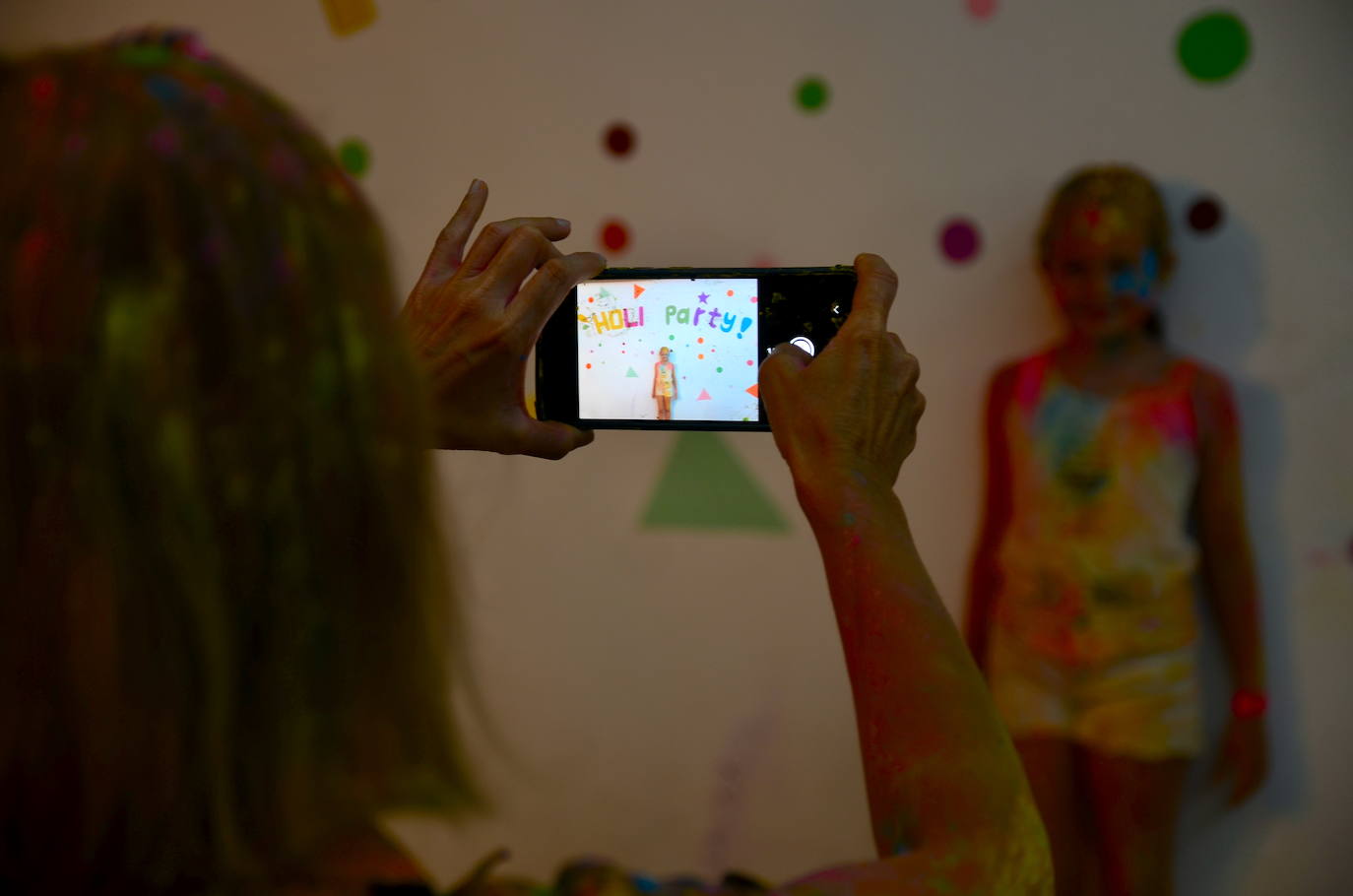 Todo es de color en la Fiesta Holi de Huétor Vega