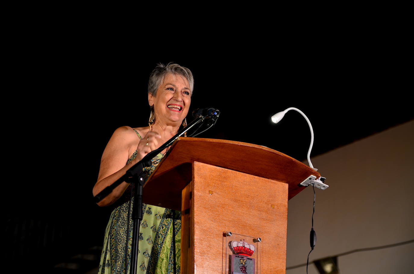 El pregón de María Angustias Velázquez inaugura las fiestas de Huétor Vega