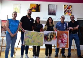 Así ha sido la quinta edición del concurso de pintura rápida abstracta de Huétor Vega